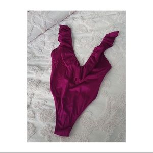 Pink One-Piece Swimsuit. - image 1